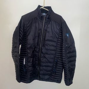 Mens Kuhl Spyfire Jacket LARGE in Black / Blue